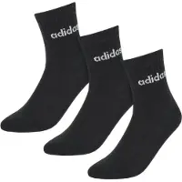 Adidas Sportsokken 'Linear Crew Cushioned 3 Pairs' zwart / wit