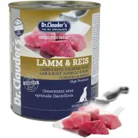Dr. Clauder's lam met rijst natvoer hond 6 x 800 g