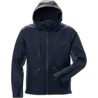 Fristads Acode WindWear softshelljack 1414 SHI Marineblauw/grijs maat XL heren