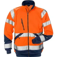 Fristads High vis sweatjack klasse 3 7426 SHV Hi-Vis oranje/marineblauw maat 4XL heren
