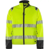 Fristads High Vis Green Stretch Jack Klasse 3 4647 Gstp | Maat: XXL