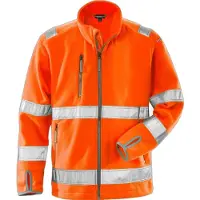 Fristads High vis fleecejack klasse 3 4400 FE Hi-Vis oranje maat M heren