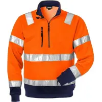 Fristads High Vis Sweater Met Korte Rits 728 Spv | Maat: XXL