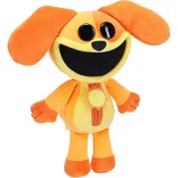 Poppy Playtime pluche knuffels - Serie 3 - Dogday, oranje/zonsondergang in een zigzaggemotief (Sunset Chevron)