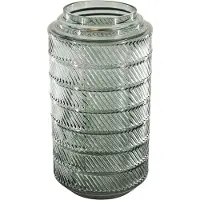 Coppens vaas patroon glas smokey