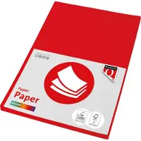 Quantore kopieerpapier A4 felrood 80gr FSC milieuvriendelijk.
