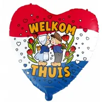 Partylook Folieballon welkom thuis.