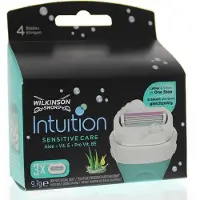 Wilkinson Sword Wilk intuiti.dry skin mes sens 3 st - Voordeelverpakking 12 stuks