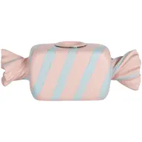 Clayre & Eef Kandelaar 14x5x5 cm Roze Kunststof