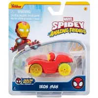Hasbro Spidey Amazing Friends Iron Man voertuig - 7 cm - Actiefiguur - Metaal - Spaar ze allemaal