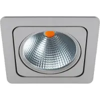 Eglo Inbouwspot | 'VASCELLO-G' LED 1x21W 2700K Zilvergrijs | IP20 Ømm