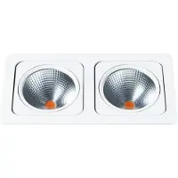 Eglo Inbouwspot | 'VASCELLO-G' LED 2x21W 2700K Wit | IP20 Ømm
