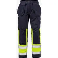 Fristads Flame high vis werkbroek klasse 1 2586 FLAM Hi-Vis geel/marineblauw maat C62 heren