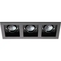 Eglo Inbouwspot LED 'Biscari 1' 3x 7W Zwart incl. 3 drivers