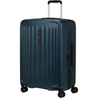 Samsonite Fyrm 4 wielen Trolley M 67 cm met uitbreidingsplooi blauw