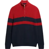 Superdry Trui marine / donkerrood