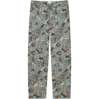 Schiesser Pyjamabroek 'Mix & Relax' sand / grijs / donkergrijs / wit