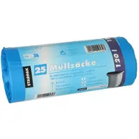 Papstar Kehrichtsack Papstar 120 l, 25 Stück, Dunkelblau