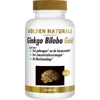 Golden naturals Ginkgo Biloba Gold (120 veganistische capsules)
