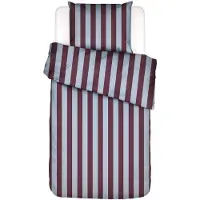Essenza Dekbedovertrek Minte Stripe Mauve Wine Ice Blue Satijn-140 x 200 / 220 cm | 1-Persoons