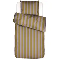 Essenza Dekbedovertrek Minte Stripe Pale Purple Olive Satijn-140 x 200 / 220 cm | 1-Persoons