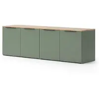 Vicco Woonwand Wido Groen 2 delen, Model 57456