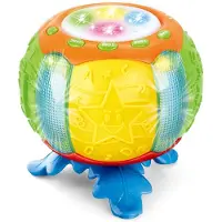 Vivakids Speelgoed Trommel voor Kinderen - Elektronische Drumset met Licht en Geluid - Educatief Muziekinstrument voor Baby's en Peuters vanaf 18 Maanden