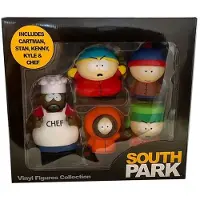 SOUTH PARK Vinyl figuren 5-pack - 5 cm groot - TV Merchandise - Stan - Kyle - Cartman - Kenny - Chef