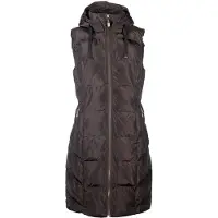HKM Lange bodywarmer maat xl dark brown