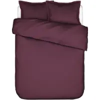Essenza Dekbedovertrek Aziza Mauve Wine Katoen-260 x 200 / 220 cm | Extra Breed