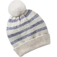 Vertbaudet Gestreepte set voor meisjes muts + snood + wanten/handschoenen