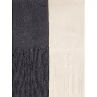 Vertbaudet Set van 2 Panty's Meisje Kabelmotief