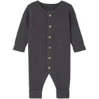 Vertbaudet Geribde babypyjama met lange mouwen