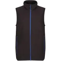 Regatta Heren Navigate Fleece Gilet (Zwart/Nieuw Royal)