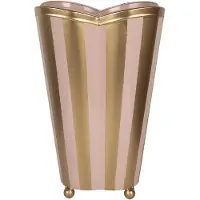 Clayre & Eef Vaas 22x22x35 cm Roze Metaal