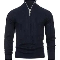 Kronstadt Trui 'Cable' navy