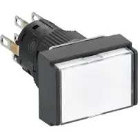 Schneider Electric XB6EDW1B2P Verlichte drukknop, wit Ø 16, 24 V, 2 NO/NC Verlichte druktoets 5 stuk(s)