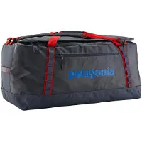 Patagonia - Duffeltassen - Black Hole Duffel 100L Smolder Blue w/Amanita Red voor Unisex van Gerecycled Polyester - Marine blauw