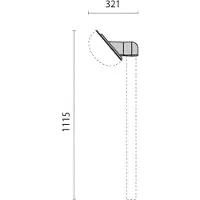 Performance In Lighting | CHIP HOEK BEUGEL TBV 60MM MAST ZWART | 000802