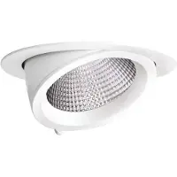 Performance In Lighting LED Inbouwspot Ø150mm | 27W 3000K 2760lm 830 | IP20 DALI Dimbaar Wit