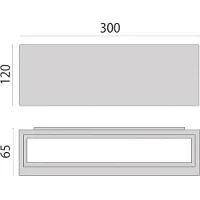 Performance In Lighting LED Armatuur | 30W 4000K 2558lm 740 | IP65
