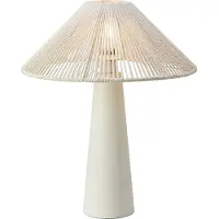 Markslöjd Tafellamp Favoro, crème / amber, Woon-/ Eetkamer, Keramiek, Tafellamp