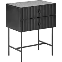 Beliani COVENTRY - Nachtkastje - Zwart - MDF
