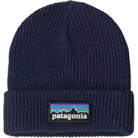 Patagonia Muts Kids Logo Beanie P-6 Logo: New Navy