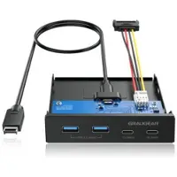 Graugear USB-HUB Multi Front Panel, USB 3.2 Gen2 Type-C retail