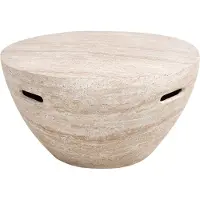 Beliani VICARELLO - Salontafel - Beige - Lichtbeton (MgO)