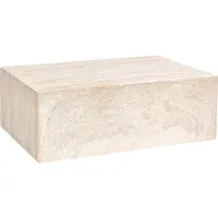 Beliani NOBRES - Salontafel - Beige - Lichtbeton (MgO)