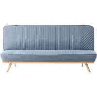 Beliani KALFAFELL - Slaapbank - Blauw - Polyester