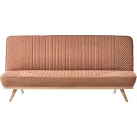 Beliani KALFAFELL - Slaapbank - Goudbruin - Polyester