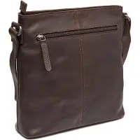 The Chesterfield Brand Lunton Waxed Pull Up Schoudertas - Bruin